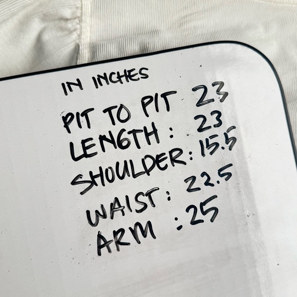 Madewell Corduroy Shirred Sleeve Button Front Top Size XXL, fits 16 US - Picture 7 of 9